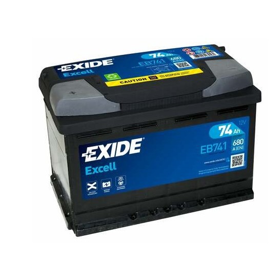 BATERIE EXIDE EXCELL12V74 AH